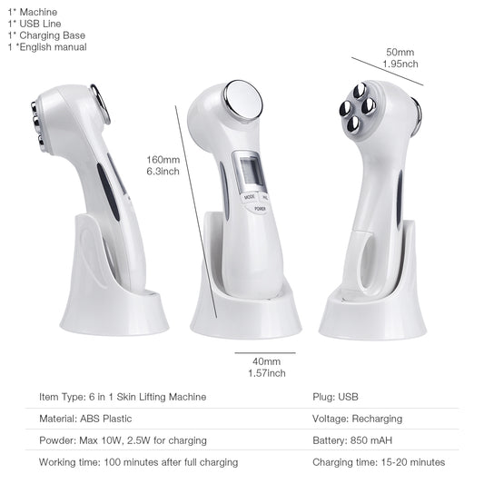 6-in-1 LED Skin Massage Device – photo 3