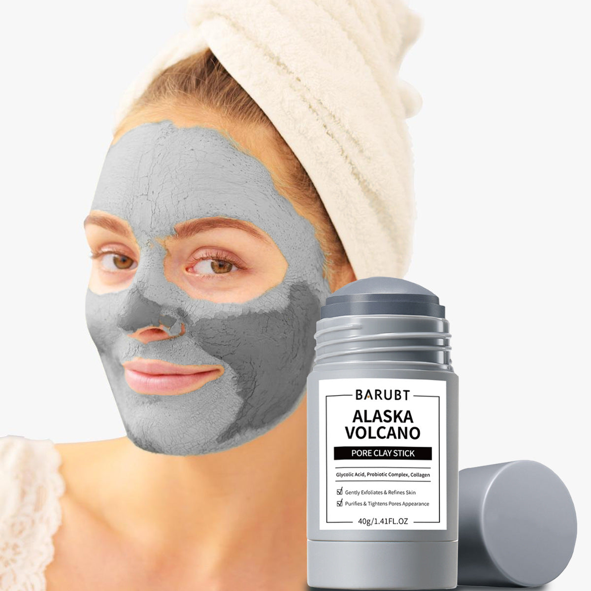 Mineral Clay Mask Stick - Mess-Free Pore Detox Treatment