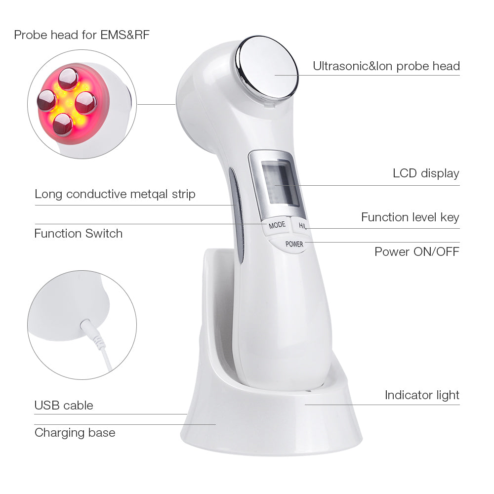 6-in-1 LED Skin Massage Device – photo 4
