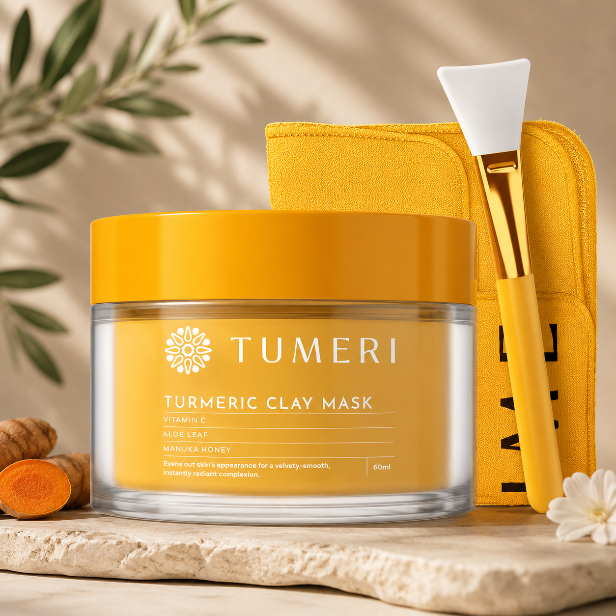 Turmeric Manuka Honey Clay Mask