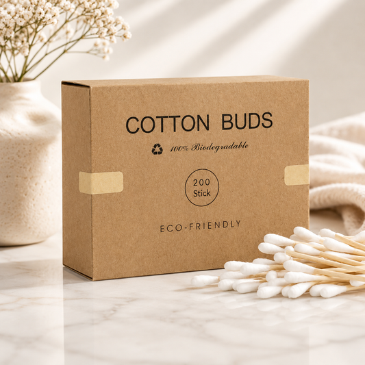 Bamboo Cotton Swabs (200-Count)