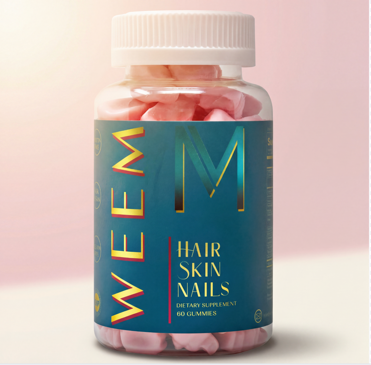 Biotin Gummies for Hair, Skin & Nails - Daily Beauty Supplement