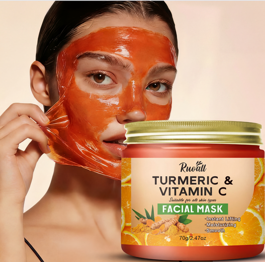 Turmeric Vitamin C Lifting Face Mask - Brightening Jar Treatment