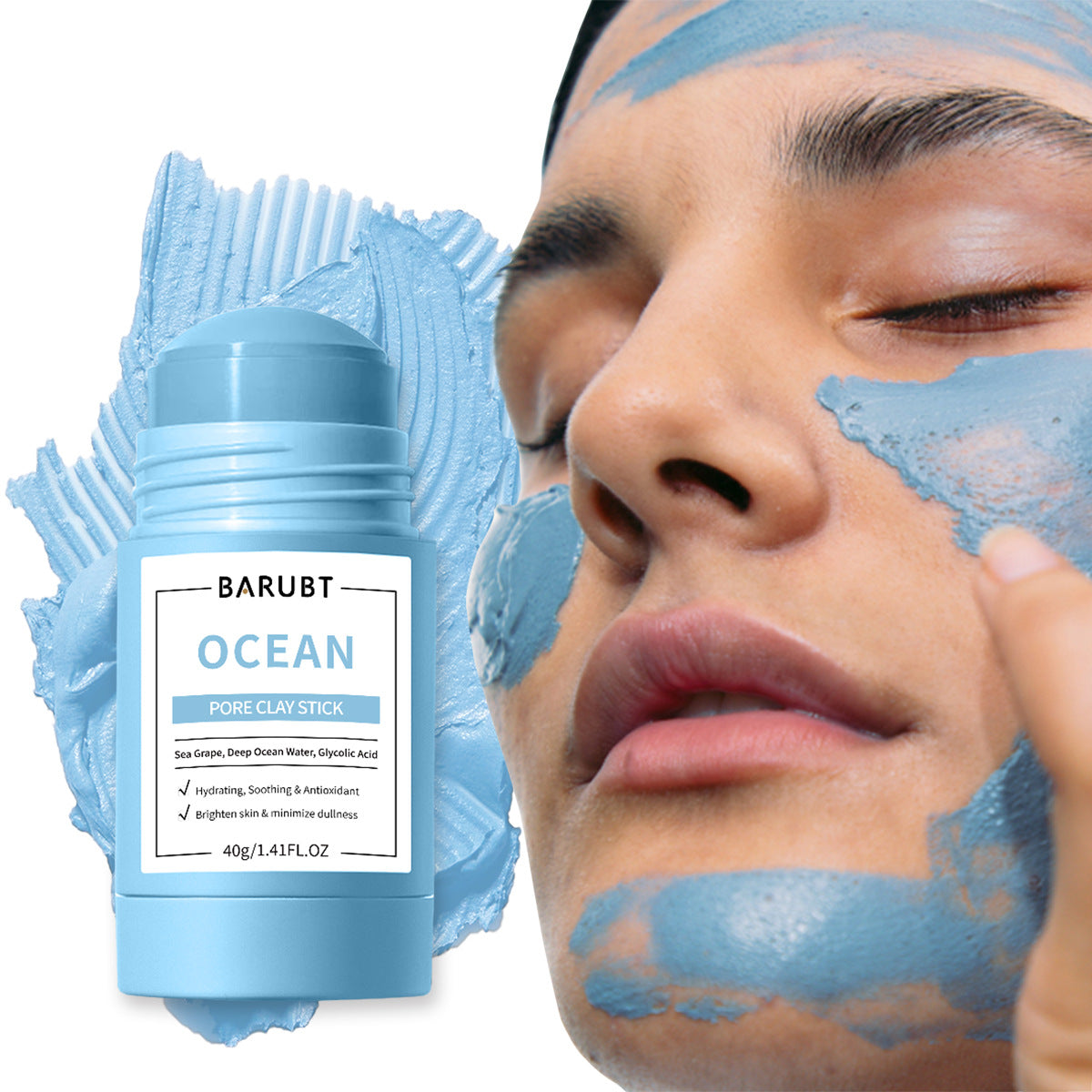 Mineral Clay Mask Stick - Mess-Free Pore Detox Treatment