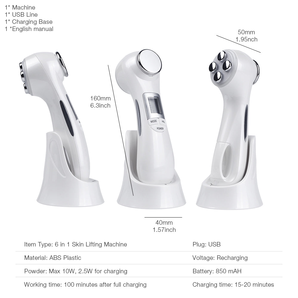 6-in-1 LED Skin Massage Device – photo 3